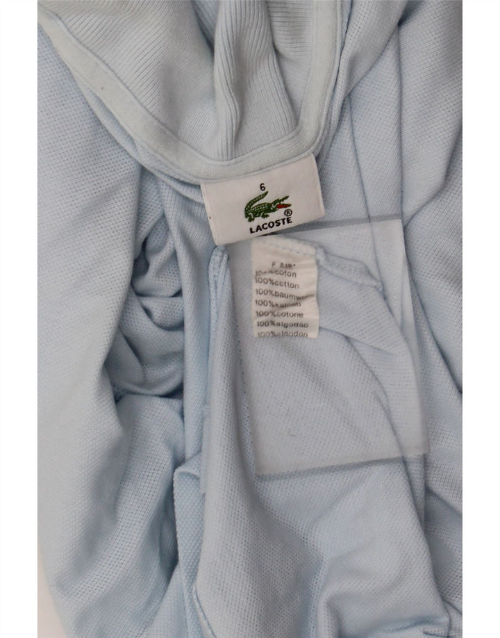 Polo da uomo Lacoste taglia 6 XL in cotone blu