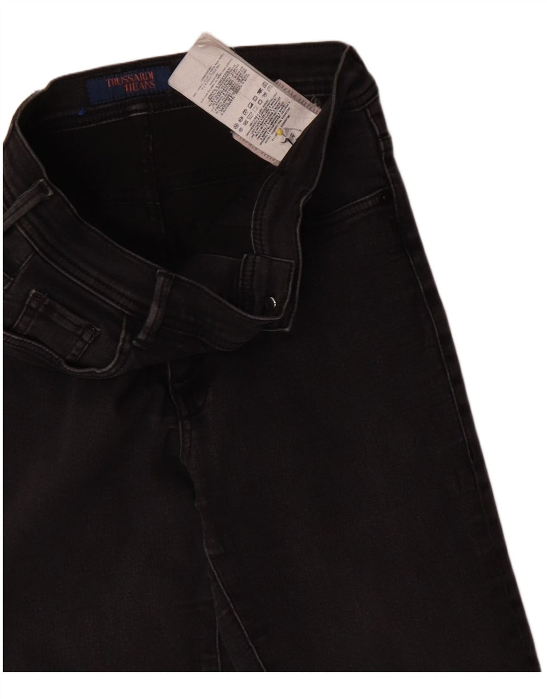 Jeans Slim Donna Trussardi W27 L27 Cotone Grigio