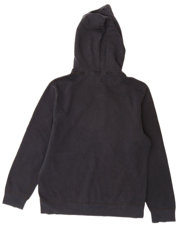 Converse Mens Hoodie Jumper Small Navy Blue Cotton