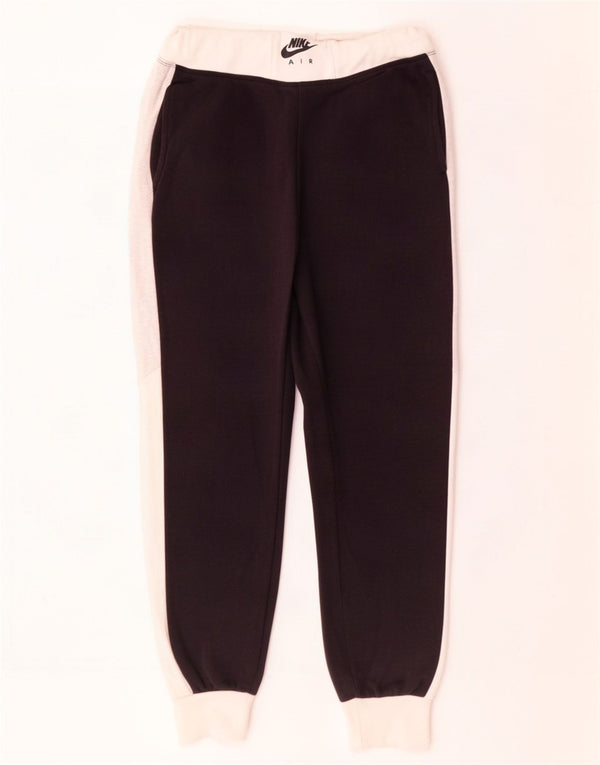 Pantaloni da tuta da donna Nike Joggers UK 10 Small Black Colourblock Cotton