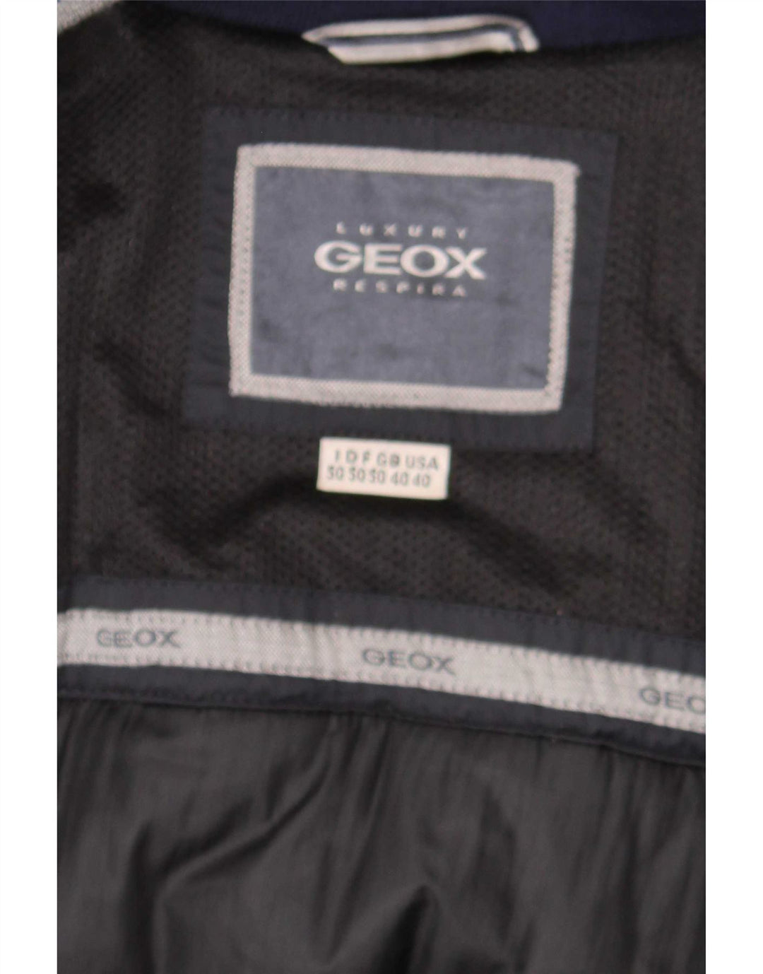 Geox Giacca imbottita Respira da uomo UK 40 Large Nera
