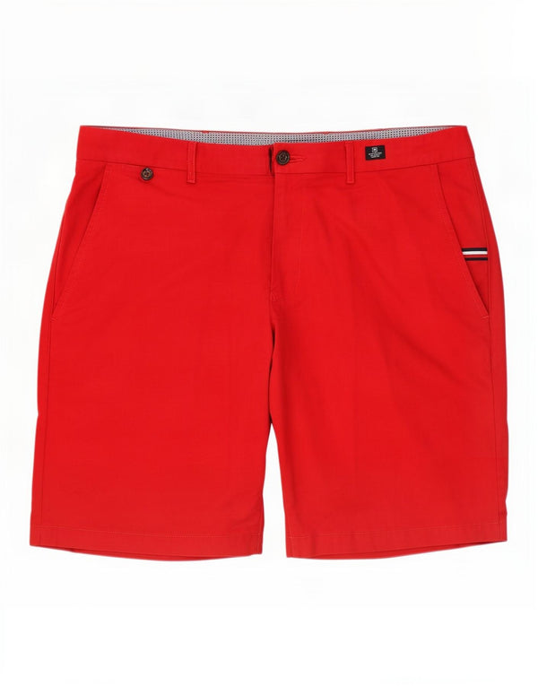 Pantaloncini chino da uomo Tommy Hilfiger W38 XL cotone rosso