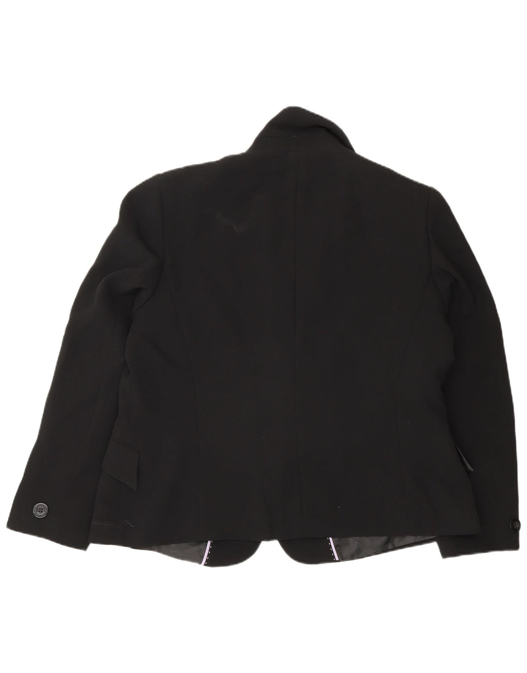 Giacca blazer a 1 bottone da donna Marks & Spencer UK 18 XL nera