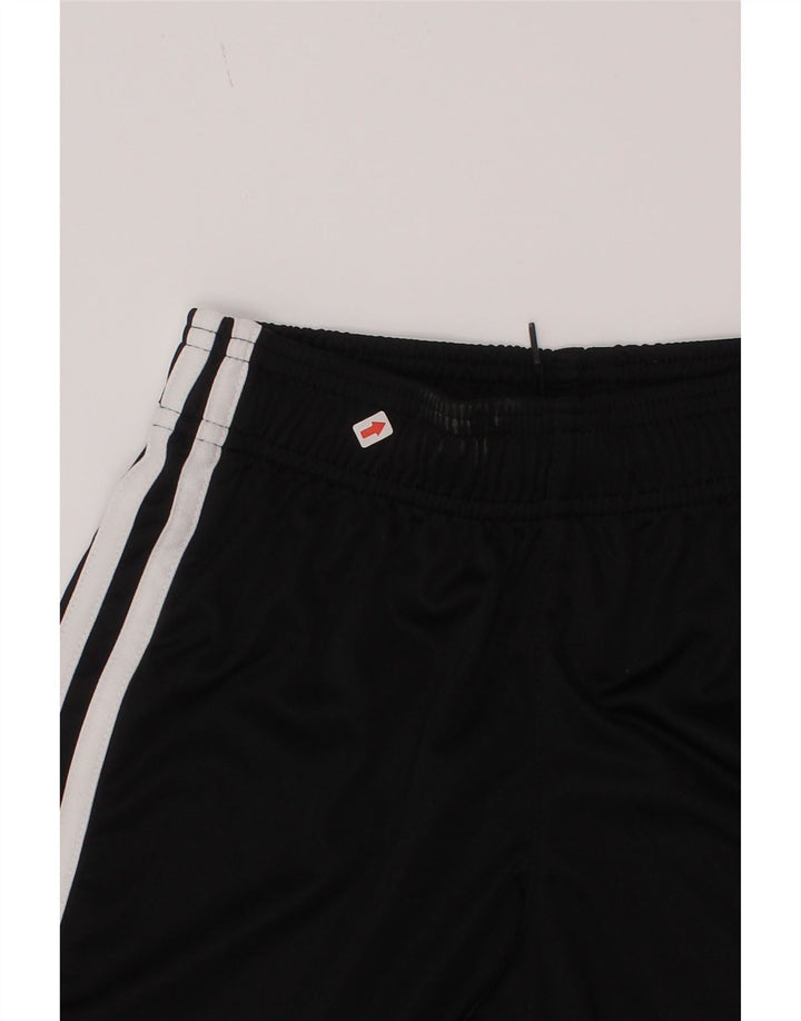 Pantaloncini sportivi Adidas Climalite da ragazzo 9-10 anni in poliestere nero