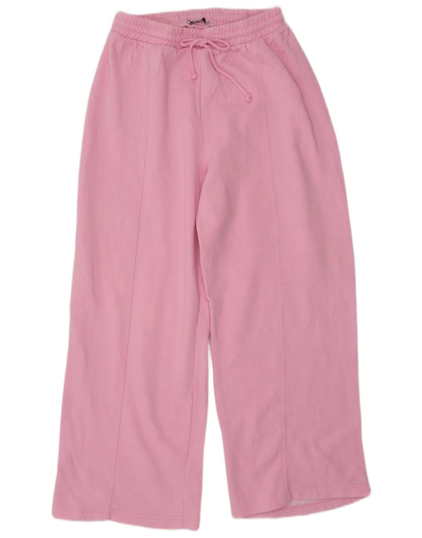 Pantaloni da tuta da donna Zara a gamba larga UK 14 Cotone rosa medio