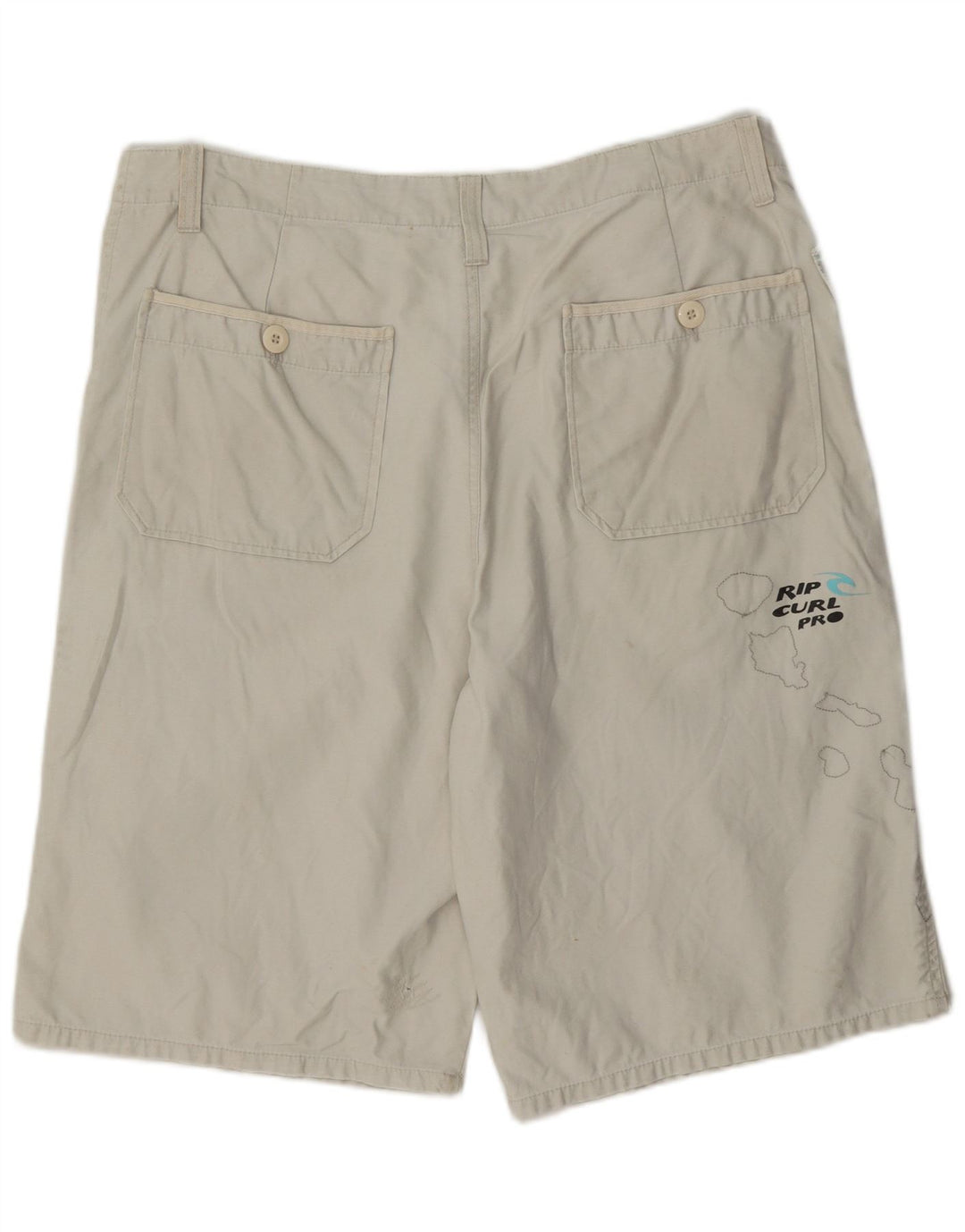 Pantaloncini casual grafici da uomo Rip Curl W34 grande cotone beige
