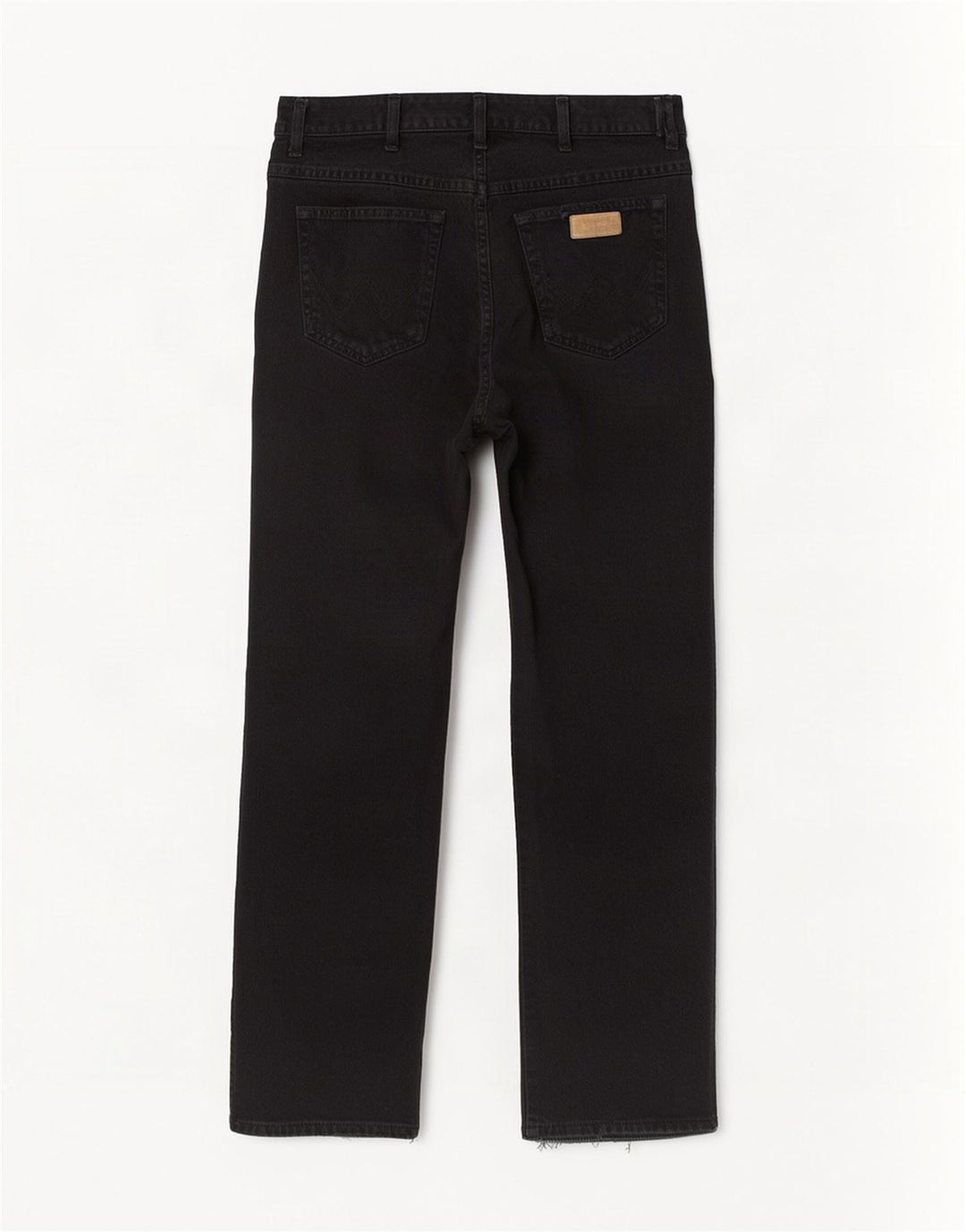 Jeans dritti da uomo Wrangler Texas W36 L32 cotone nero