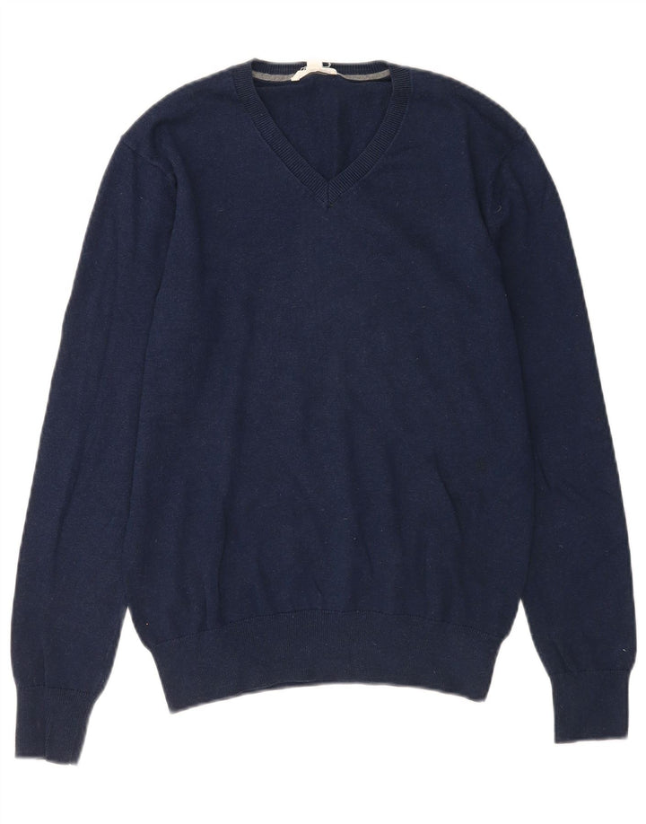 Maglione Gap da uomo con scollo a V XS in cotone blu navy
