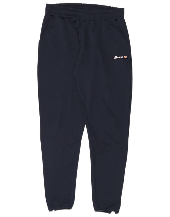 Pantaloni da tuta da uomo Ellesse grandi in poliestere blu navy