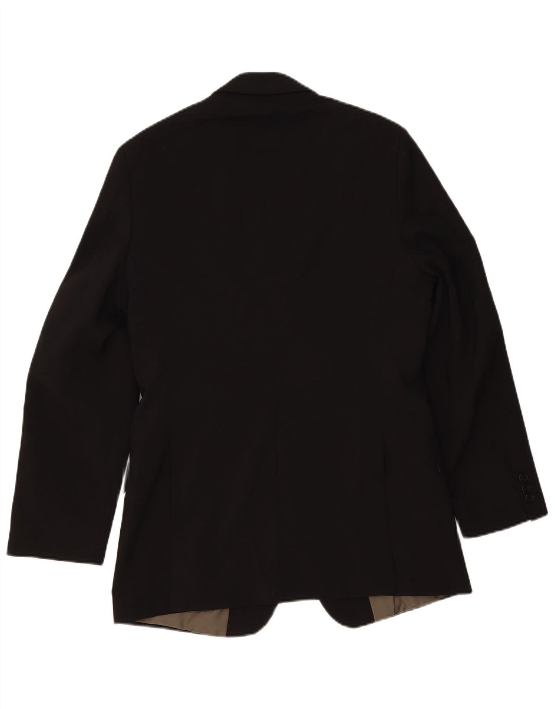 Giacca blazer a 3 bottoni da uomo Marks & Spencer UK 38 poliestere nero medio