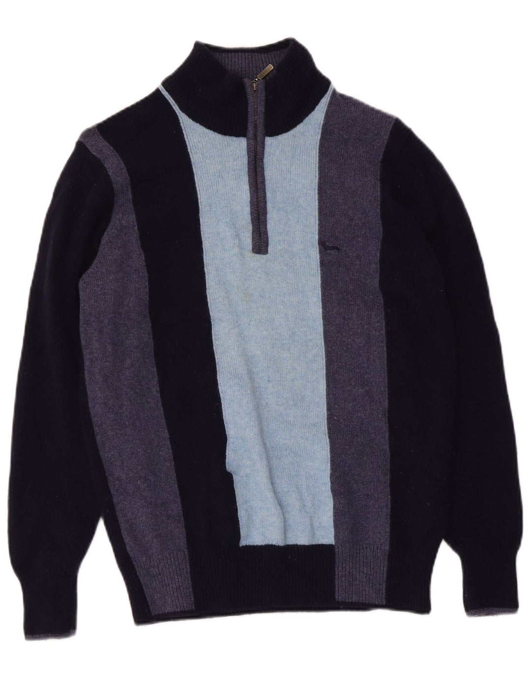 Maglione da donna Harmont & Blaine con zip e collo UK 12 medio blu navy