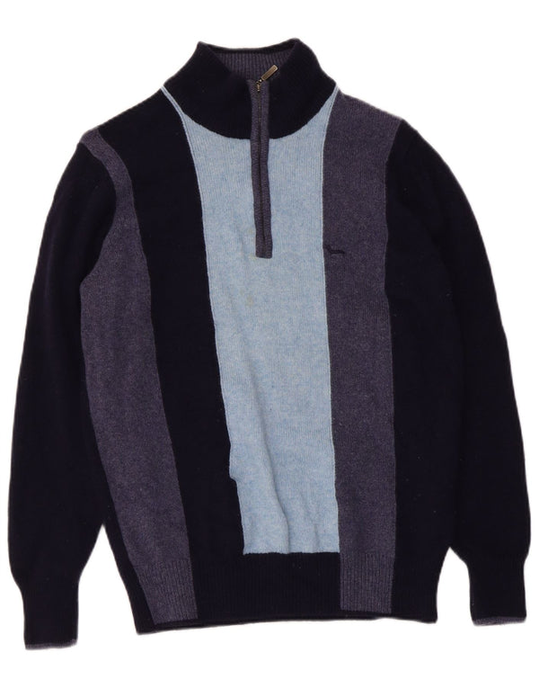 Maglione da donna Harmont & Blaine con zip e collo UK 12 medio blu navy
