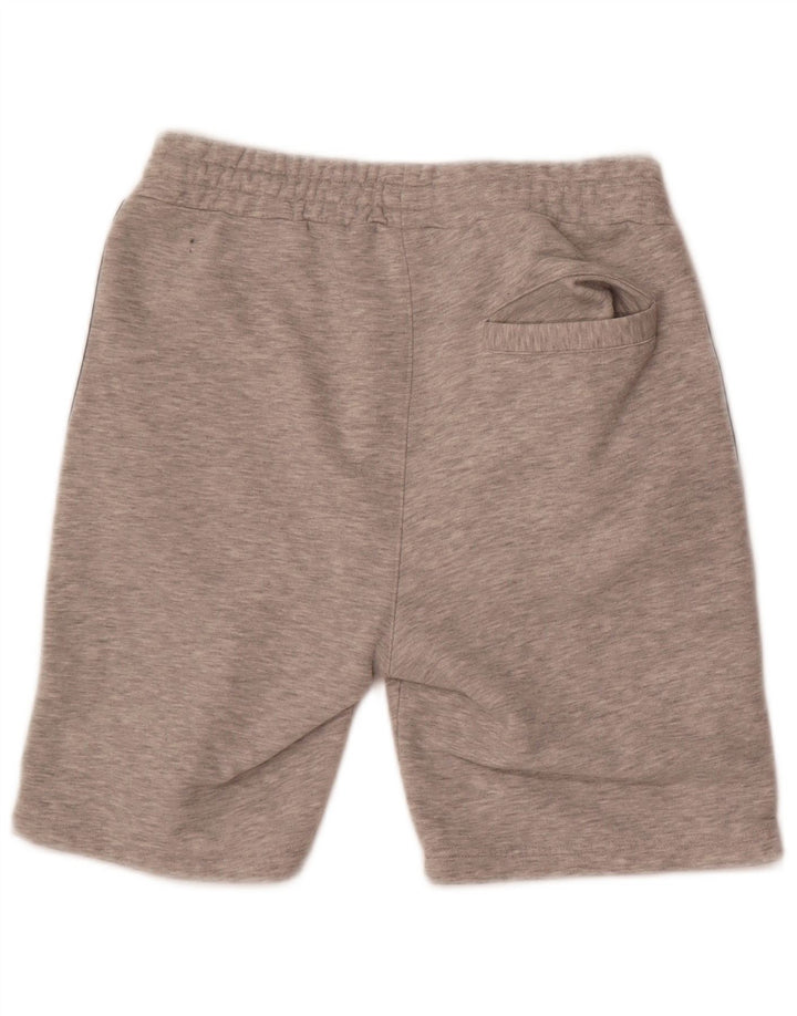 Pantaloncini sportivi grafici da uomo Fila Small in poliestere color block grigio