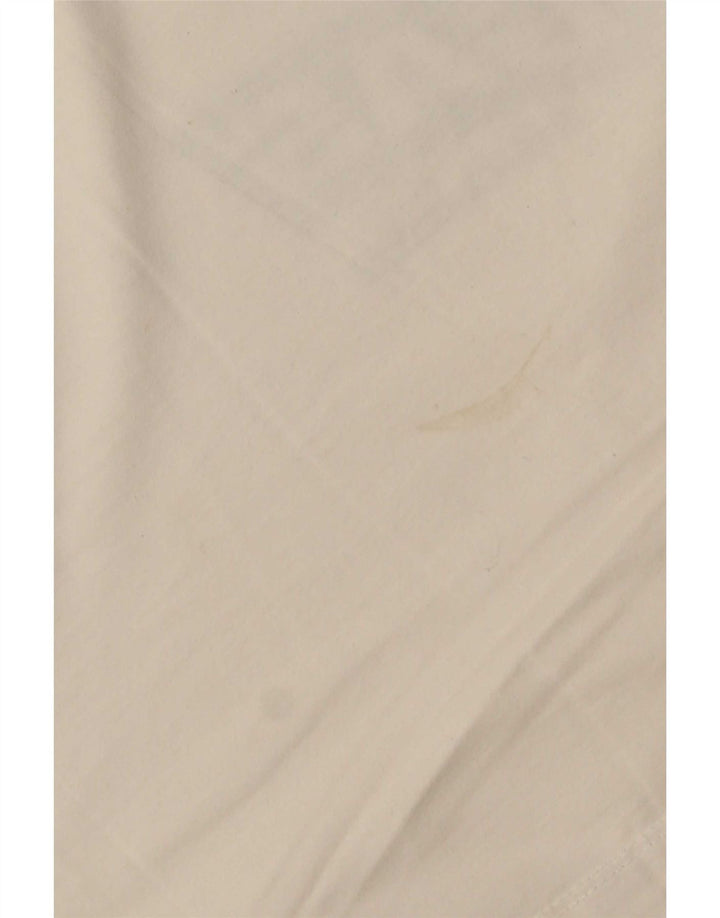 T-shirt grafica da uomo Gas Top piccola bianca