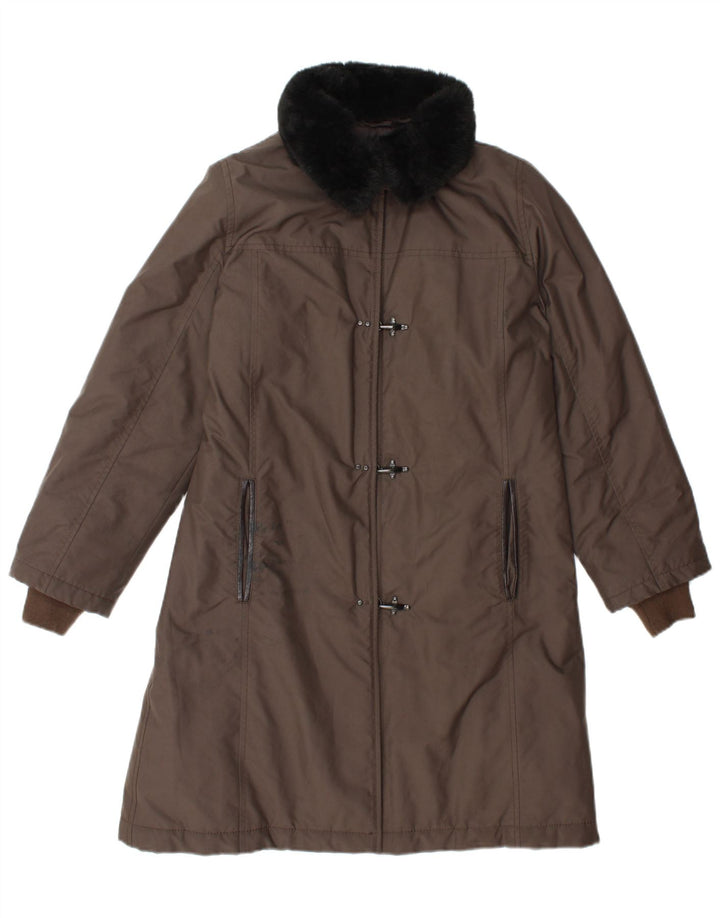Cappotto imbottito da donna Fay UK 14 Poliestere marrone medio