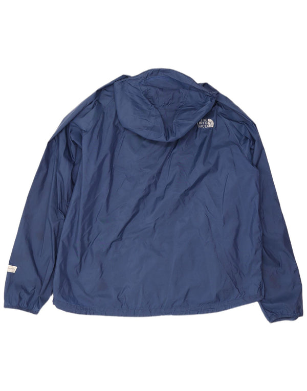 Giacca antipioggia da uomo con cappuccio The North Face UK 44 2XL Nylon blu navy