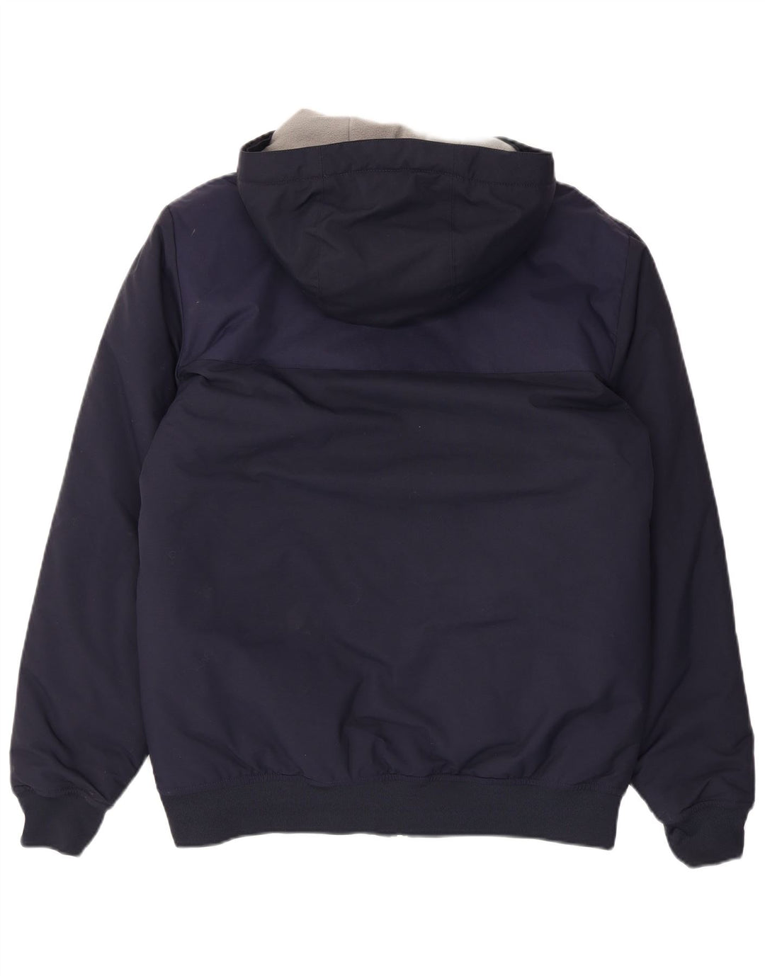 Giacca a vento con cappuccio da uomo Adidas UK 38 medio poliestere blu navy