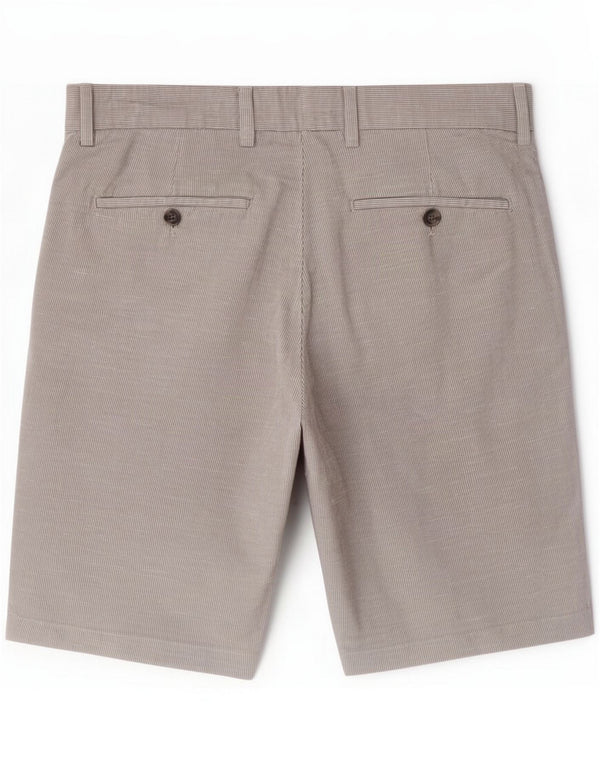 Marks & Spencer Pantaloncini chino da uomo medi W30 Lino gessato grigio