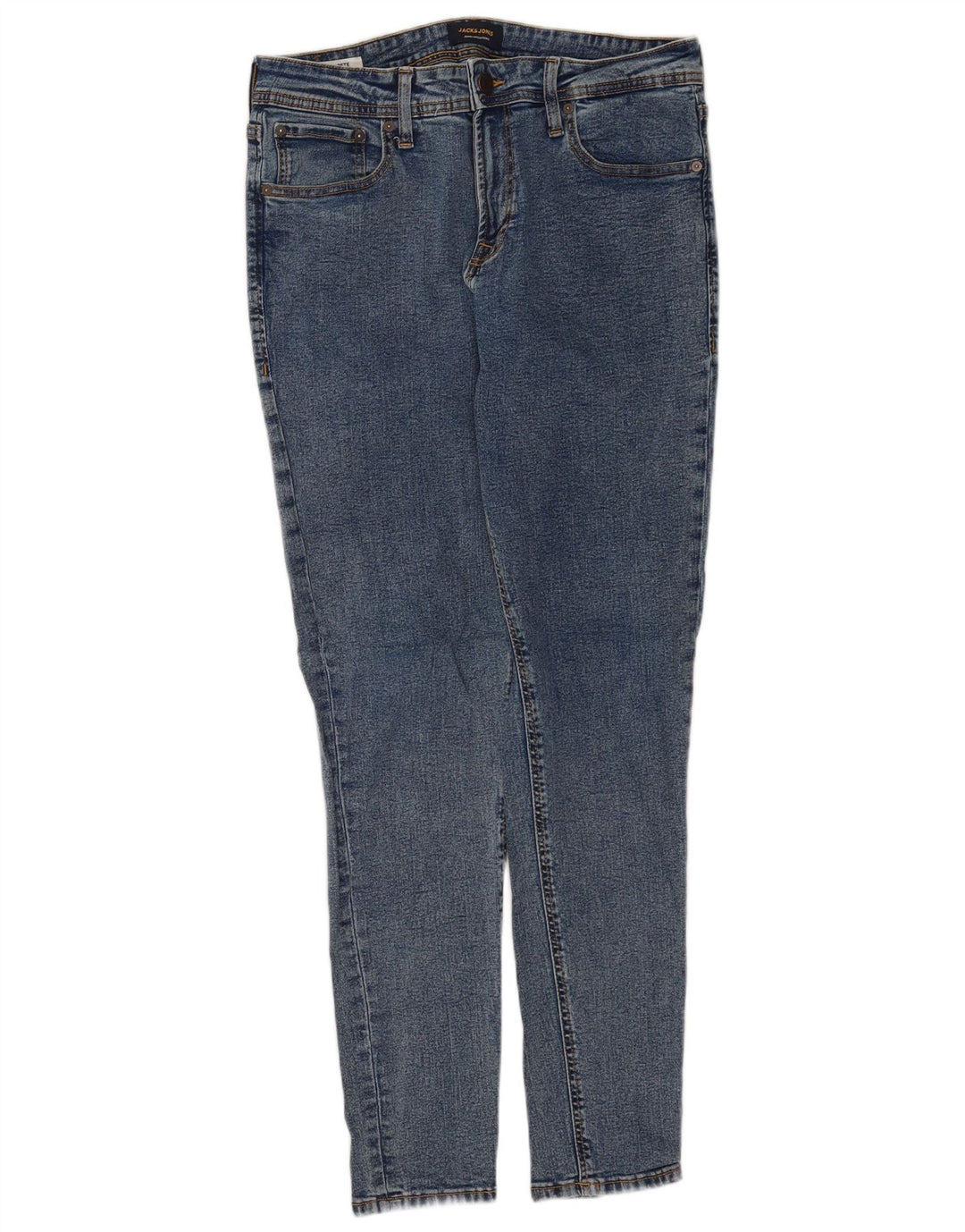 JACK & JONES Jeans slim da uomo W33 L32 Blu cotone