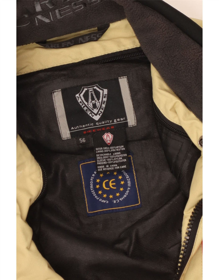 Giacca da pilota da uomo Arlen Ness IT 56 3XL Nylon color block beige