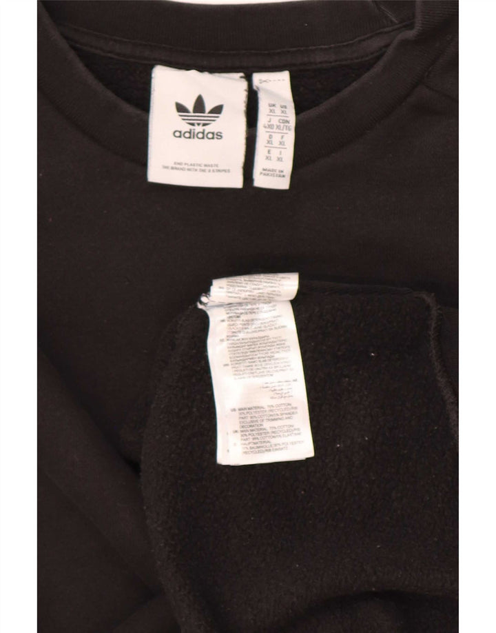 Felpa da uomo Adidas Jumper XL in cotone nero