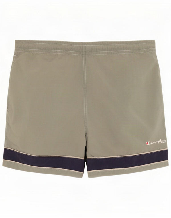 Pantaloncini da bagno da uomo Champion XL Green Colourblock