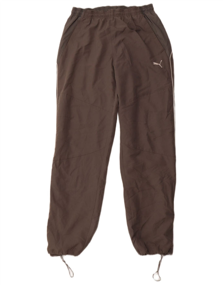 Pantaloni da tuta da uomo PUMA Joggers piccoli in poliestere grigio
