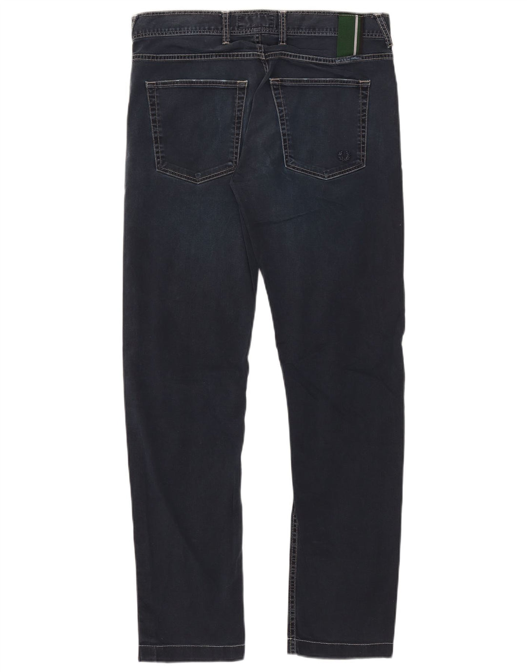 Jeans slim da uomo Fred Perry IT 48 medio W33 L30 cotone blu navy