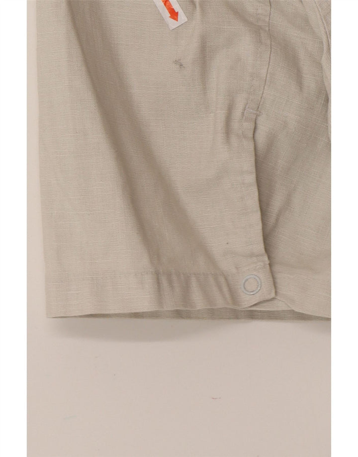 LEVI'S Camicia a maniche corte da uomo XL Lino grigio