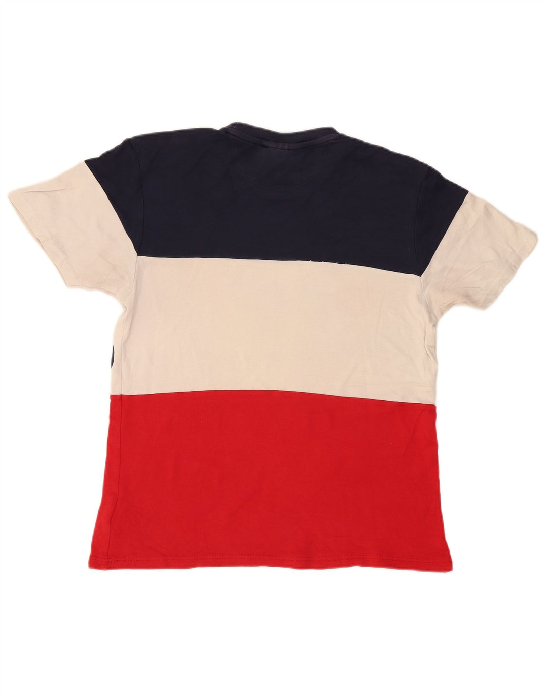 T-shirt grafica da uomo Fila Top in cotone color block medio multicolore