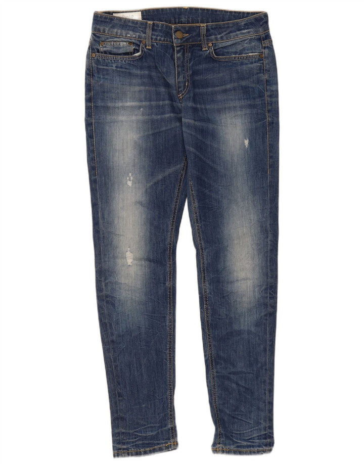 Jeans slim da donna Dondup W34 L31 cotone blu