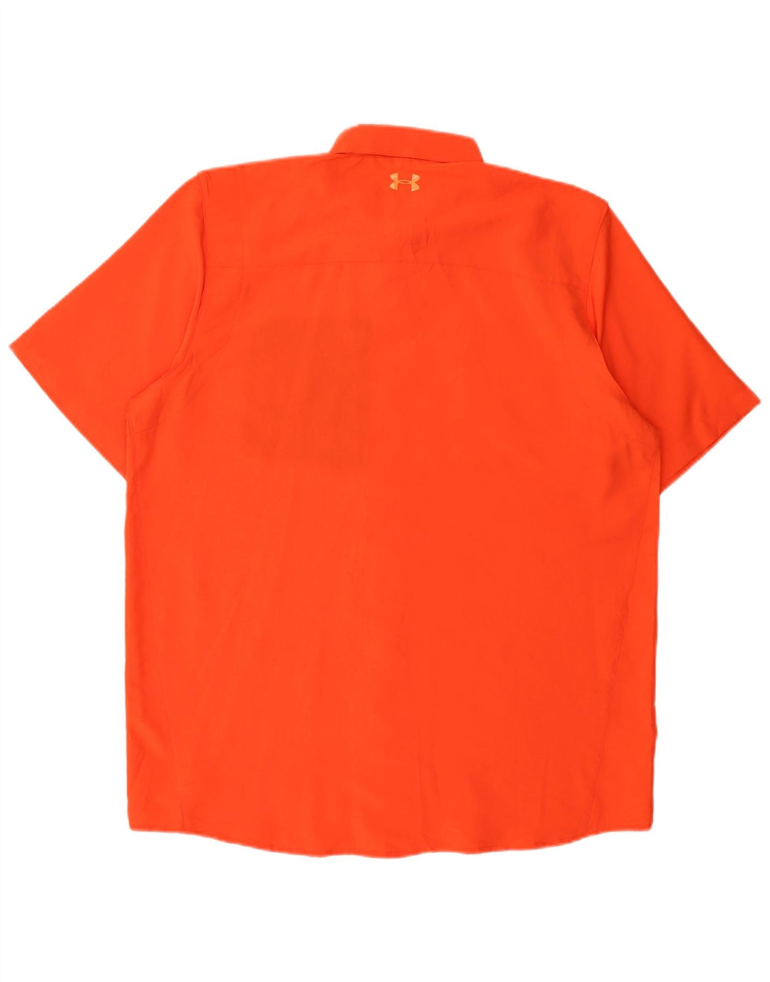 Maglia a maniche corte UNDER ARMOUR Heat Gear da uomo, grande, in poliestere arancione