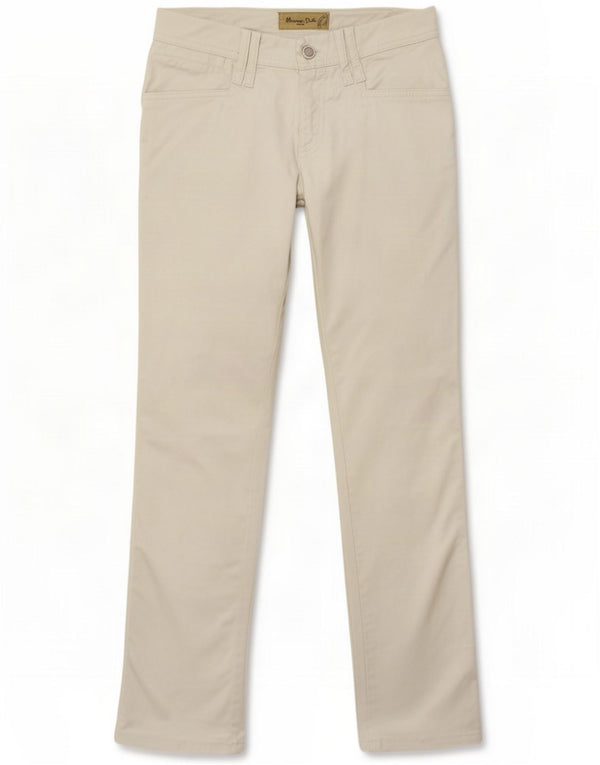 Massimo Dutti Pantaloni casual slim da donna EU 36 XS W26 L29 Cotone bianco