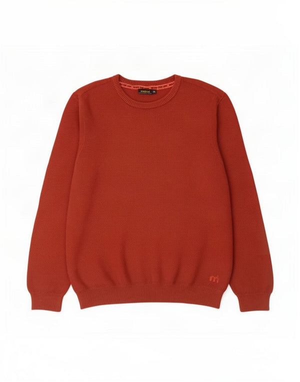 Maglione maglione girocollo da uomo Mistral 2XL cotone bordeaux