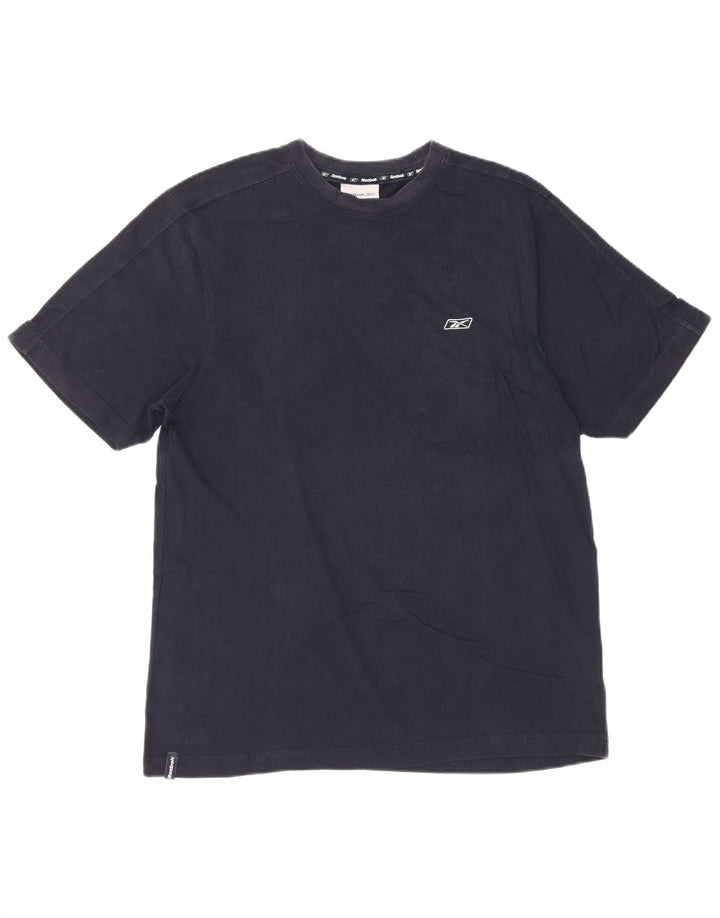 T-shirt REEBOK da uomo grande blu navy