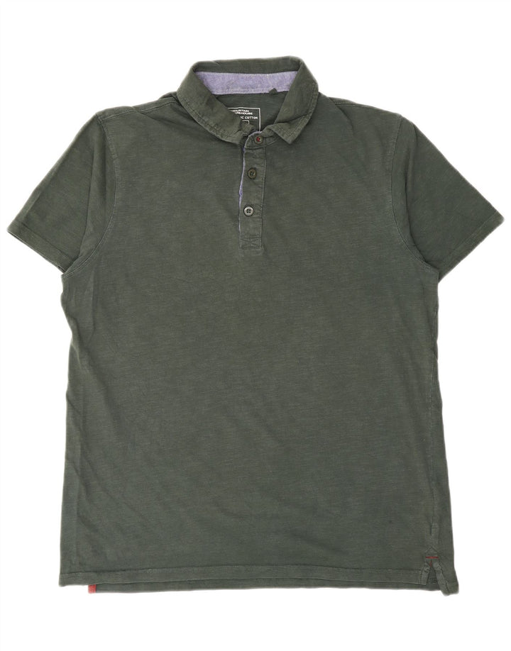 Polo da uomo Mountain Warehouse in cotone kaki medio