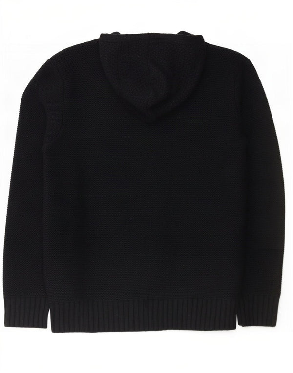 Maglione cardigan con cappuccio da uomo Liu Jo 2XL acrilico blu navy