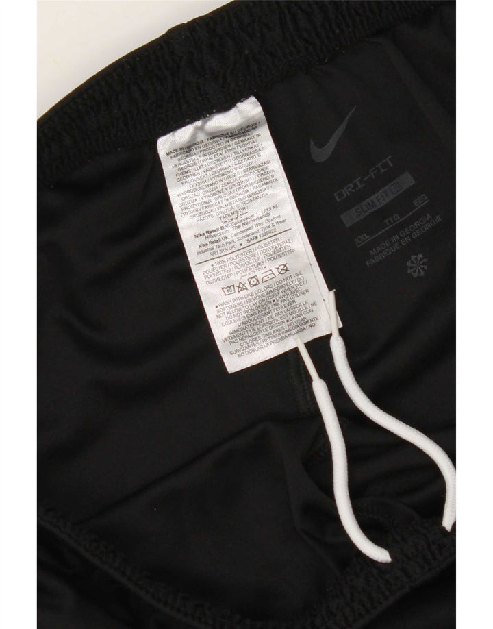Pantaloncini sportivi Nike Dri Fit Slim da uomo 2XL poliestere nero