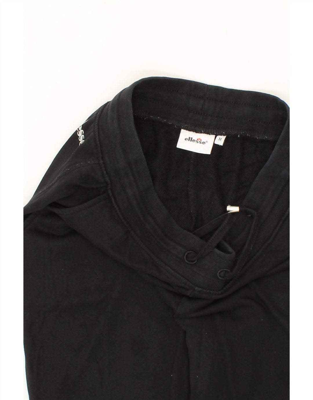 ELLESSE Womens Tracksuit Trousers UK 14 Medium  Black Cotton Vintage Ellesse and Second-Hand Ellesse from Messina Hembry 