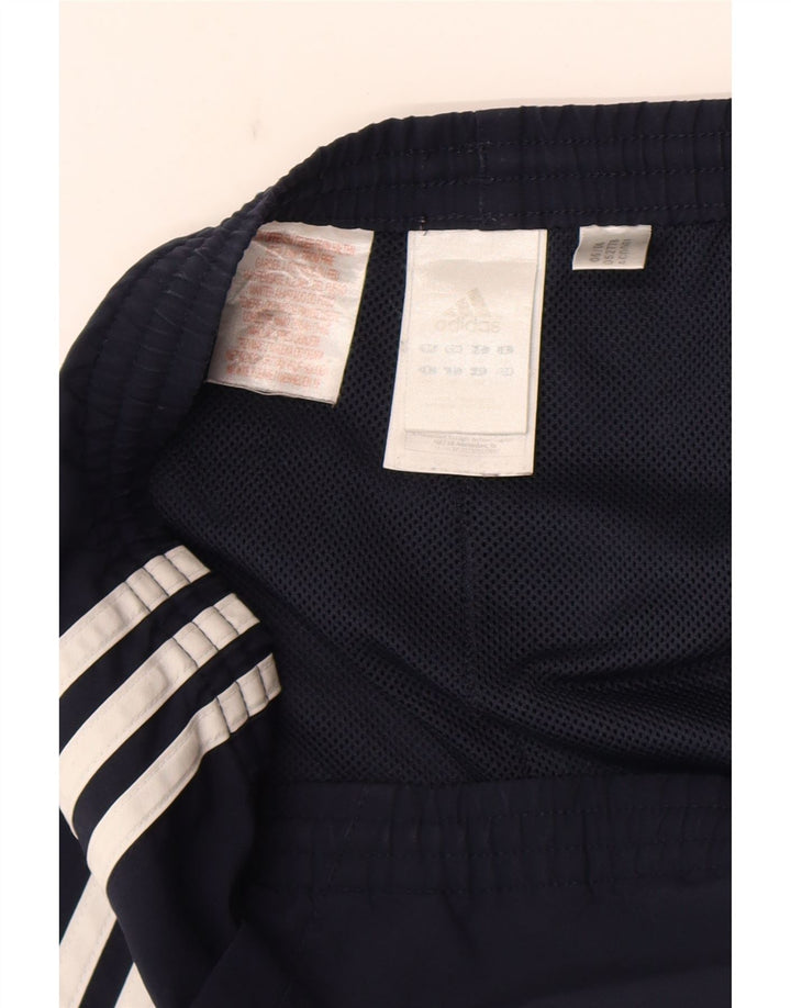 Pantaloncini sportivi Adidas da ragazzo 13-14 anni in poliestere blu navy