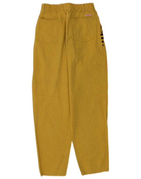 Jeans larghi vintage da ragazzo a vita alta 11-12 anni in cotone color block giallo