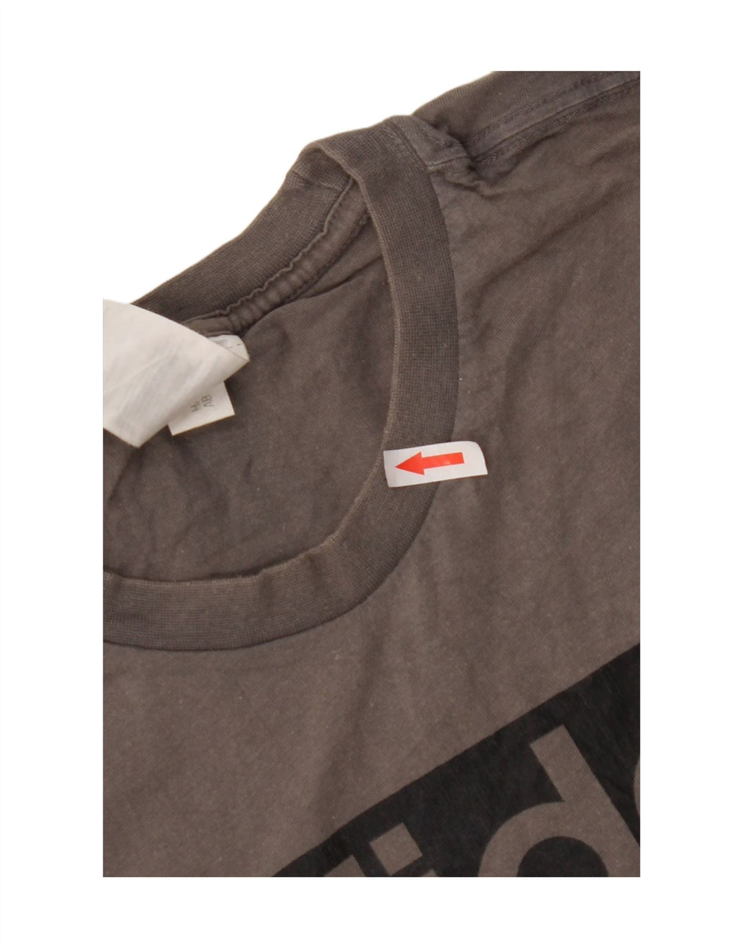 T-shirt grafica da uomo Adidas Top in cotone grigio medio