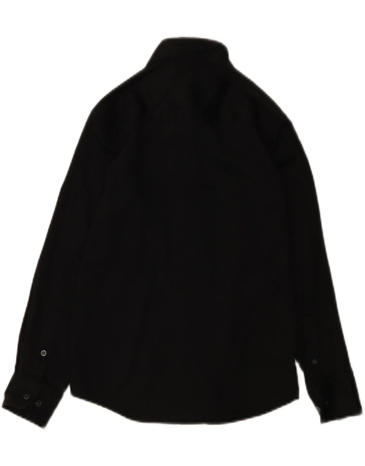 CALVIN KLEIN Camicia Bambino 7-8 Anni Cotone Nera