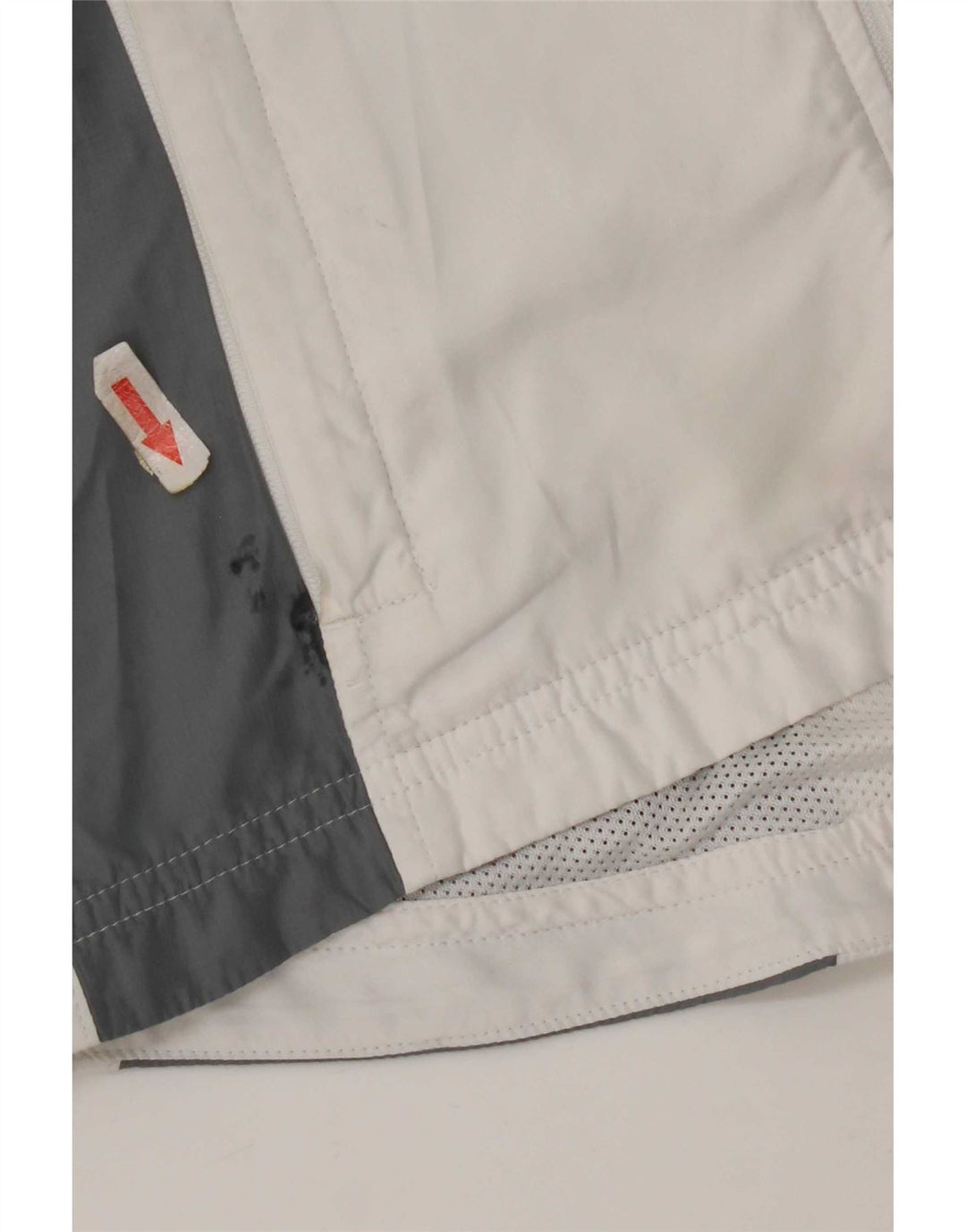 Giacca da tuta da donna Adidas UK 10 Small Grey Colourblock