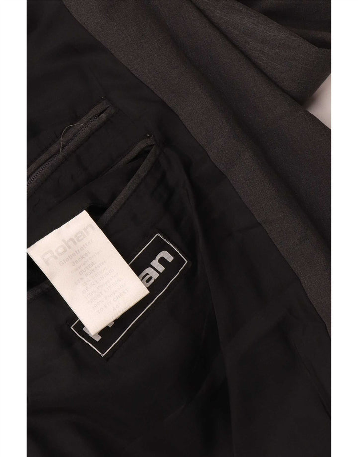 Giacca blazer a 2 bottoni da uomo Rohan UK 44 2XL poliestere grigio