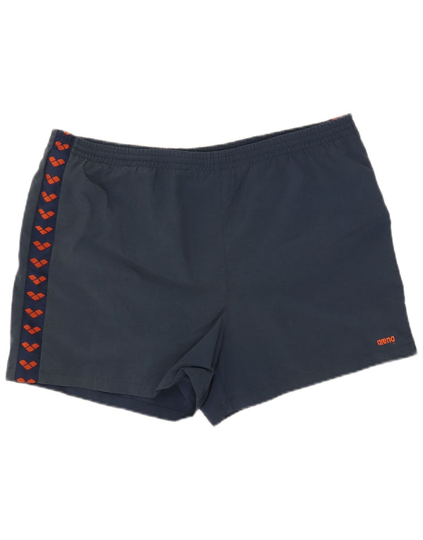 Pantaloncini da bagno grafici da uomo Arena 2XL Blu navy