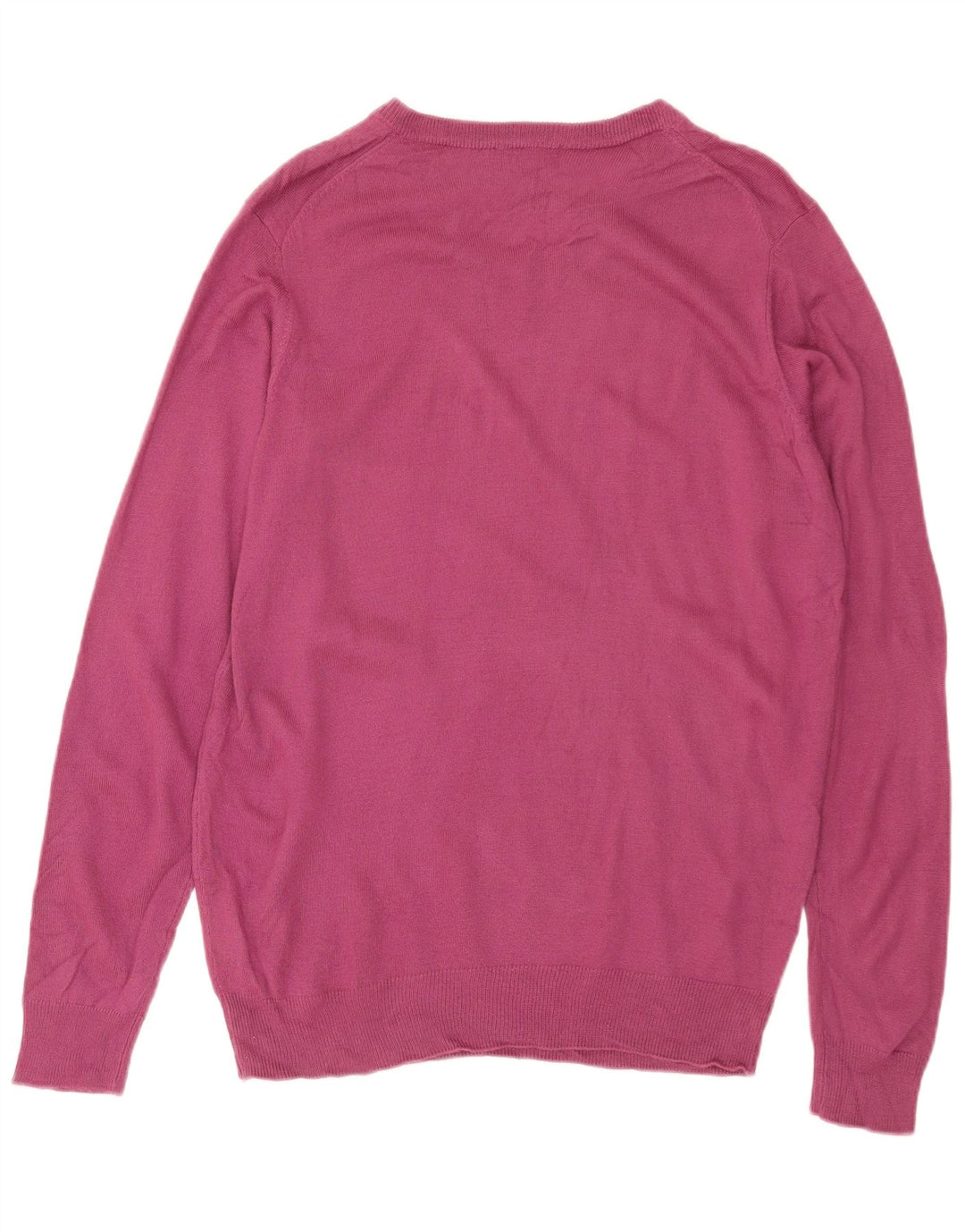 Maglione da uomo con scollo a V James Pringle Acrilico bordeaux medio