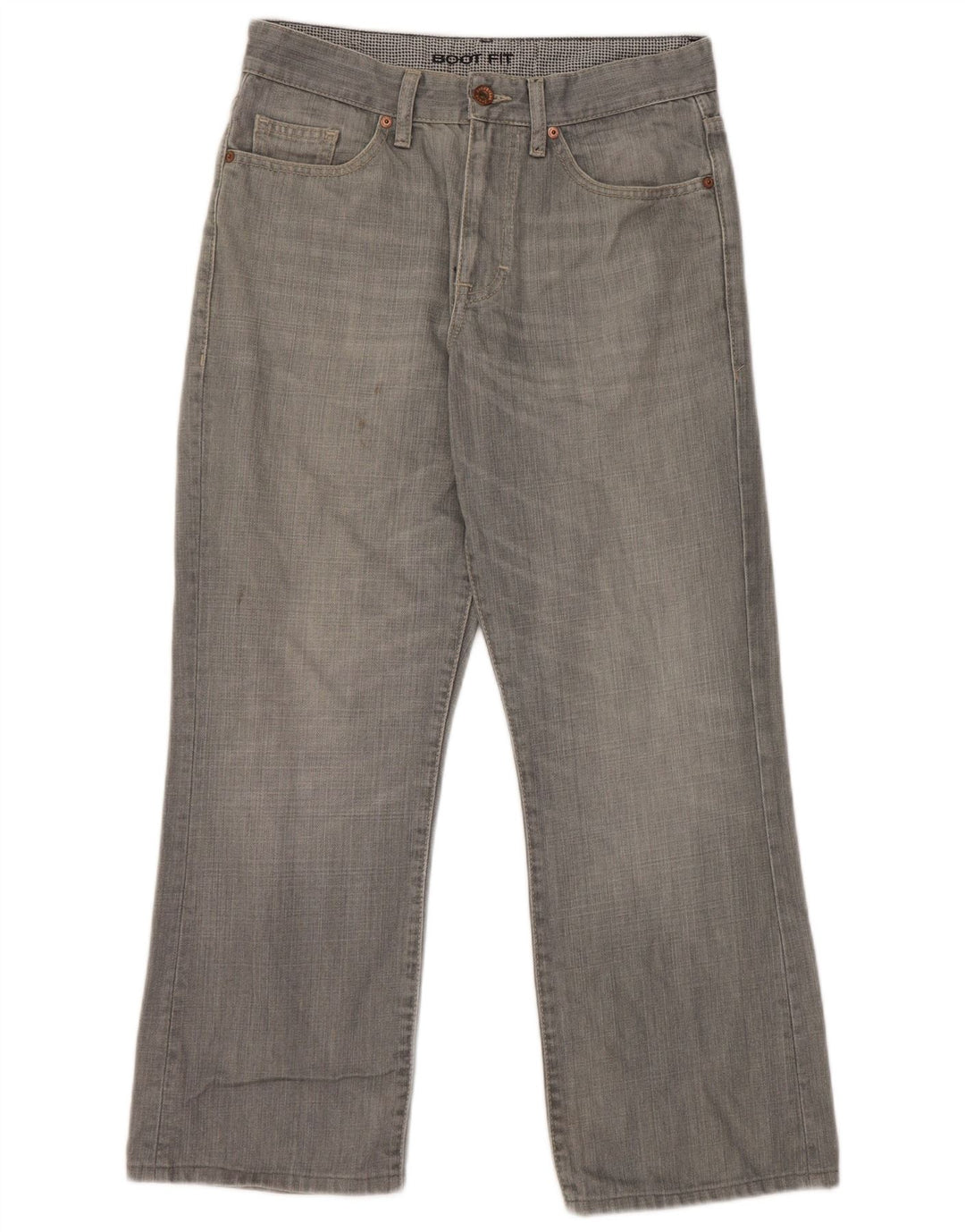 Jeans Bootcut da uomo Marks & Spencer W30 L26 cotone grigio