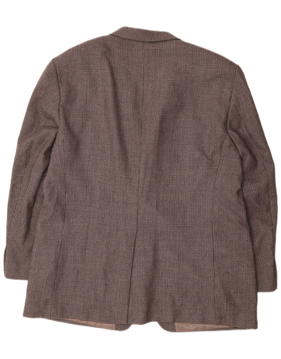 Giacca blazer da uomo a 2 bottoni Chaps taglia 48 3XL lana pied de poule grigia