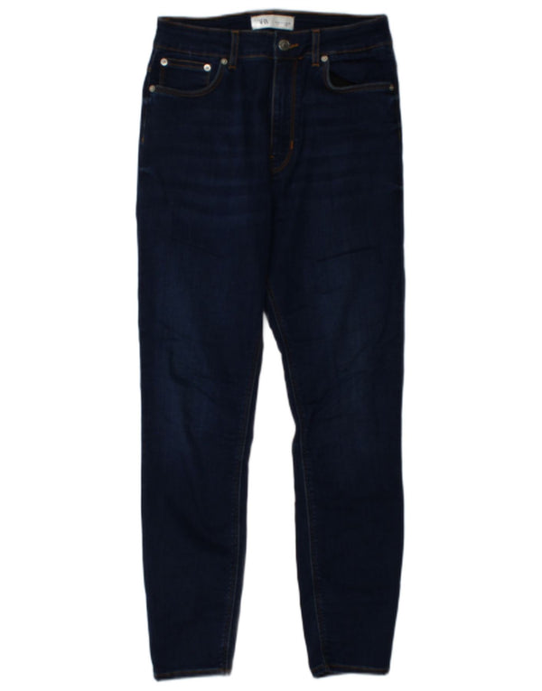 Jeans skinny da donna Zara EU 38 Small W28 L27 Cotone blu navy